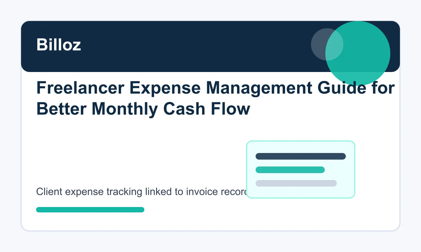 Client expense tracking linked to invoice records