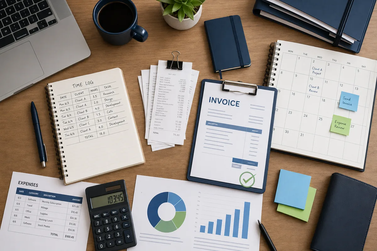 Invoice tracking workflow in Billoz